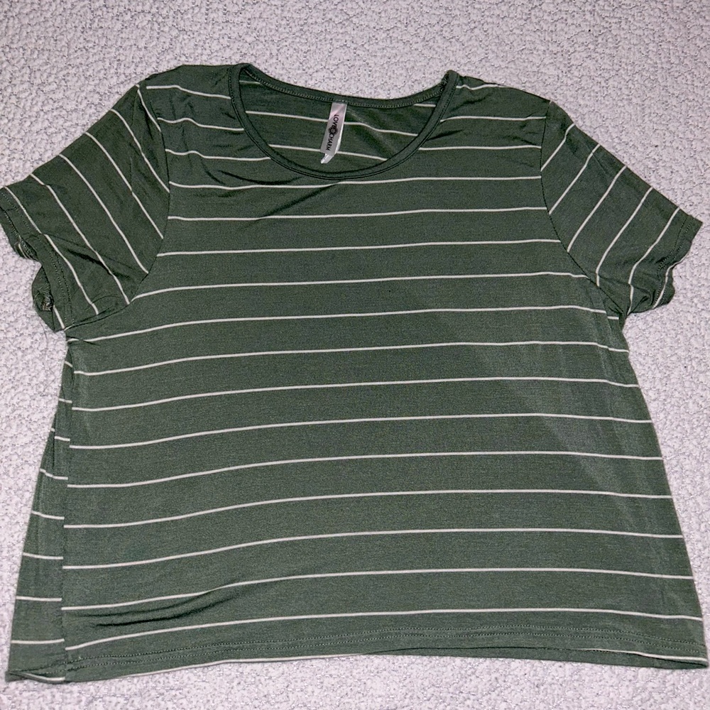 Striped baby tee